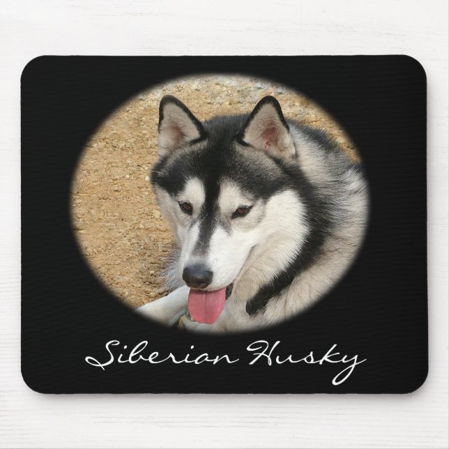 Sibirische Husky-Mousepad Mousepad (Vorne)