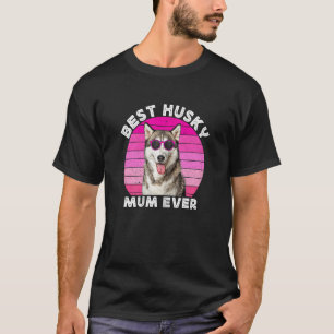 Sibirische Husky-Mutter für Frauen Vintage Husky T-Shirt