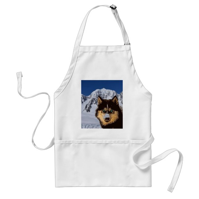 Sibirische Husky-Schürze Schürze (Vorne)