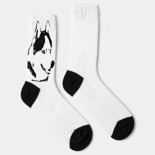 Sibirische Husky-Socken Husky-Hundesocken anpassen Socken
