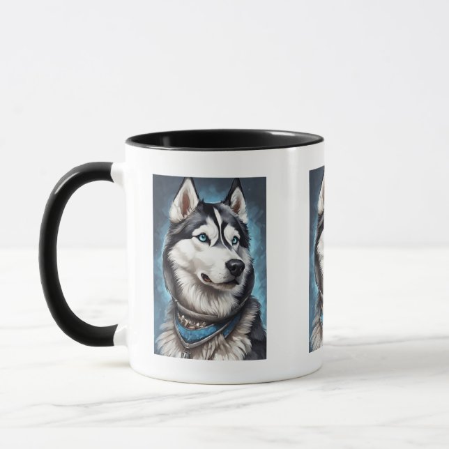 Sibirische Husky-Tasse Tasse (Links)