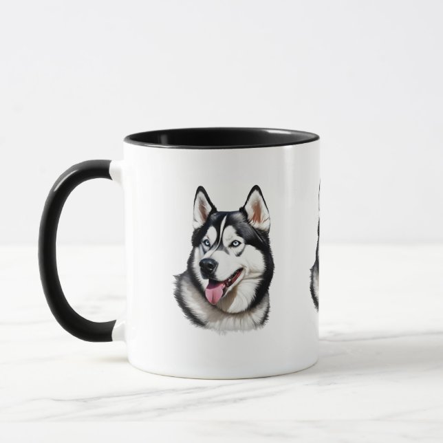 Sibirische Husky-Tasse Tasse (Links)