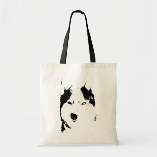 Sibirische Husky Tote Bag Husky Malamute Beach Bag Tragetasche