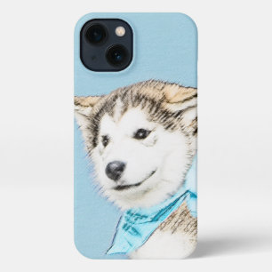 Sibirische Husky-Welpenmalerei - Original Hundesch iPhone 13 Hülle