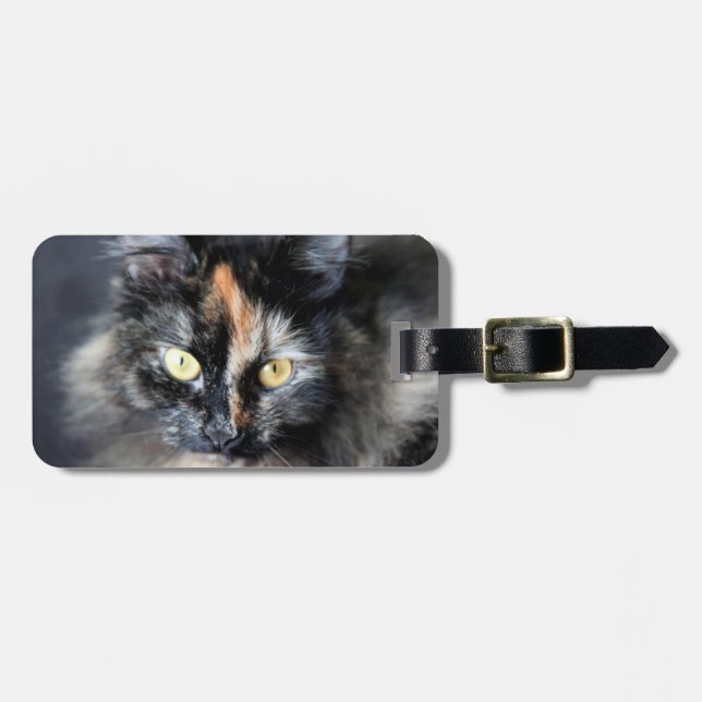Sibirische Katze Gepäckanhänger (Vorderseite horizontal)