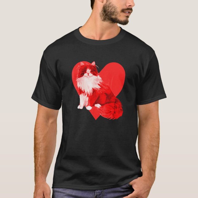 Sibirische Katze T-Shirt (Vorderseite)