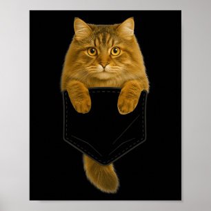 Sibirische Katze Tasche Lustige Geschenke Katzenmu Poster