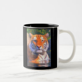 Sibirische Tiger-Tasse Zweifarbige Tasse