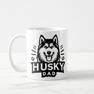 Sibirischer Geist: Die Vaterschaft als Husky-Vater Kaffeetasse