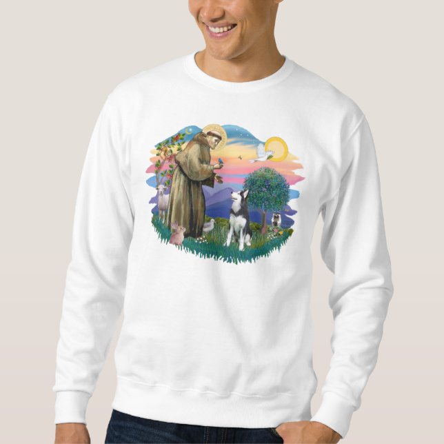 Sibirischer Husky (#1) Sweatshirt (Vorderseite)