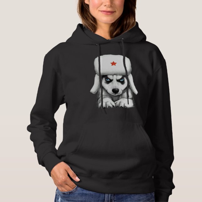 Sibirischer Husky 33 Hoodie (Vorderseite)