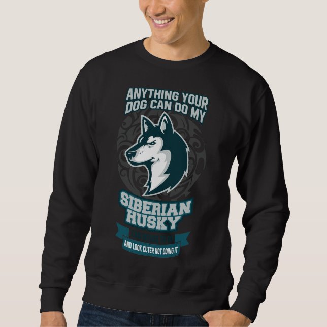 Sibirischer Husky 56 Sweatshirt (Vorderseite)