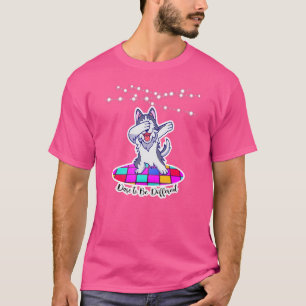 Sibirischer Husky Dabbing Wage zu sein anders Haus T-Shirt