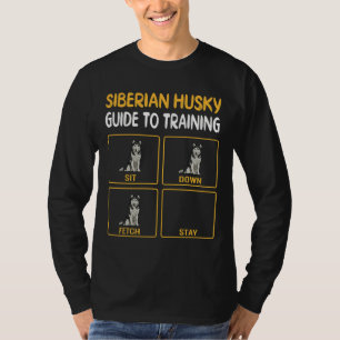 Sibirischer Husky-Führer zum Training von Gehorsam T-Shirt
