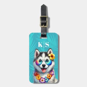 Sibirischer Husky-Gepäckanhänger Gepäckanhänger