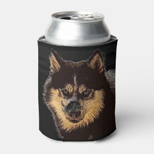 Sibirischer Husky-Getränkehalter Dosenkühler