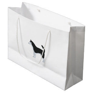 Sibirischer Husky Große Geschenktüte