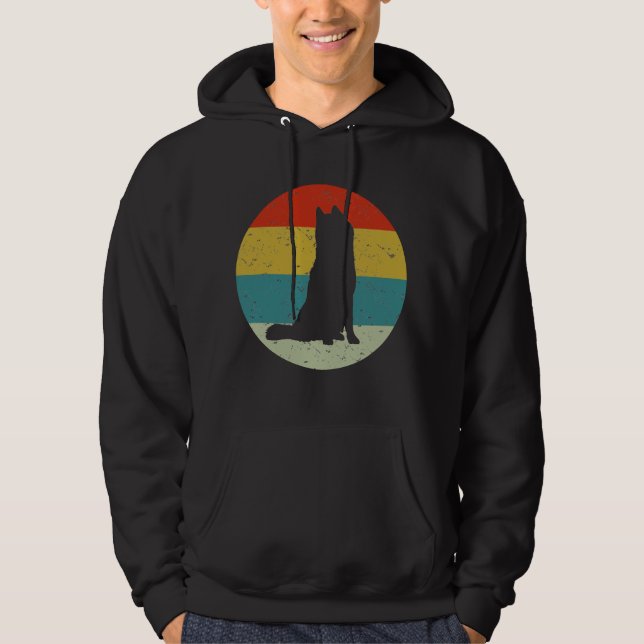 sibirischer Husky Hoodie (Vorderseite)
