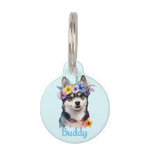Sibirischer Husky-Hund Blume