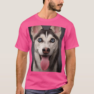 Sibirischer Husky Hund Tiere Geschenke Sicherer Ge T-Shirt