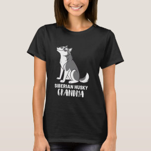 Sibirischer Husky-Hundebesitzer-Oma T-Shirt
