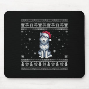 Sibirischer Husky Hundeliebhaber Männer Frauen Wei Mousepad