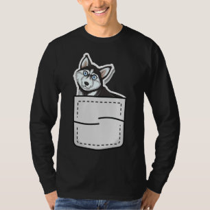 Sibirischer Husky in meinem Taschen Niedlicher Hun T-Shirt