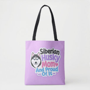 Sibirischer Husky-Mama und stolz darauf
