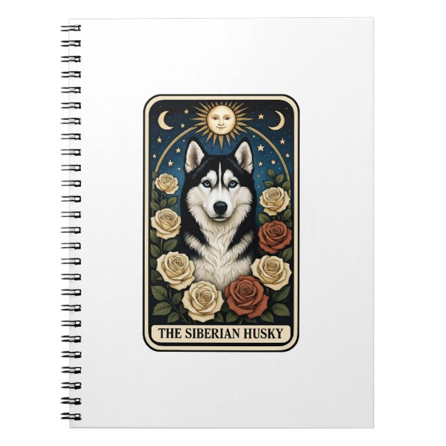 Sibirischer Husky Notizblock (Vorderseite)
