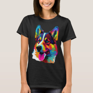 Sibirischer Husky Pop Süßer Husky T-Shirt