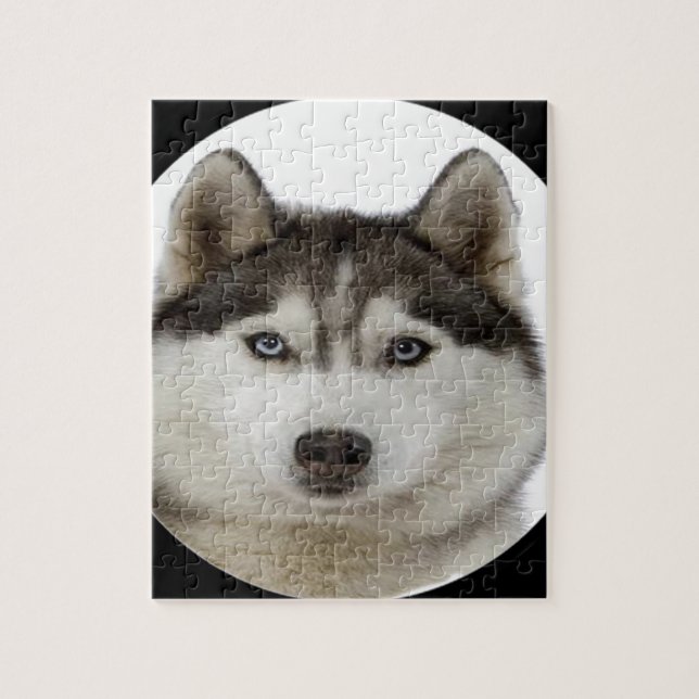 "Sibirischer Husky " Puzzle (Vertikal)