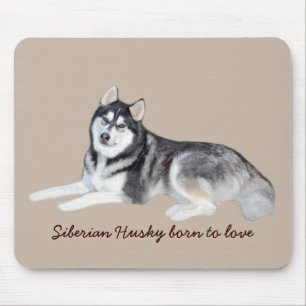 Sibirischer Husky schönes Mousepad