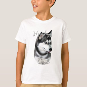 Sibirischer Husky (schwarz) Vater 2 T-Shirt
