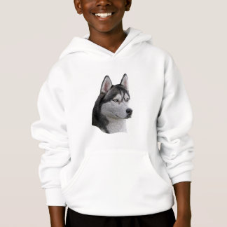 Sibirischer Husky - stilisiertes Bild - addieren Hoodie