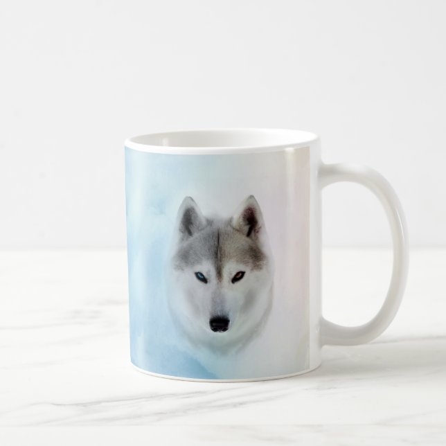 Sibirischer Husky Tasse (Rechts)