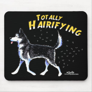 Sibirischer Husky total Hairifying Mousepad