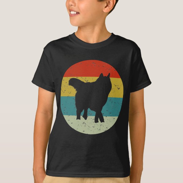 sibirischer Husky Vintag T-Shirt (Vorderseite)