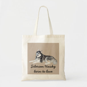 Sibirischer Schlittenhund-schöne Taschen-Tasche Tragetasche