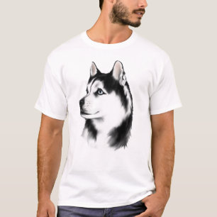 Sibirischer Schlittenhund-T - Shirt