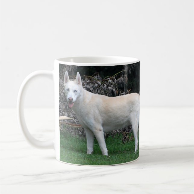 Sibirischer Schlittenhund-Tasse Tasse (Links)