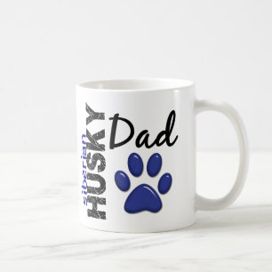 Sibirischer Schlittenhund-Vater 2 Kaffeetasse