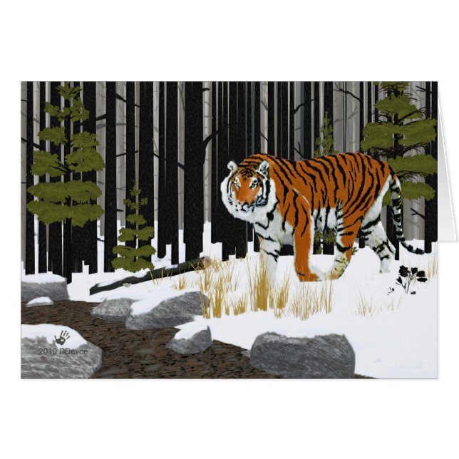 Sibirischer Tiger (Vorderseite (Horizontal))