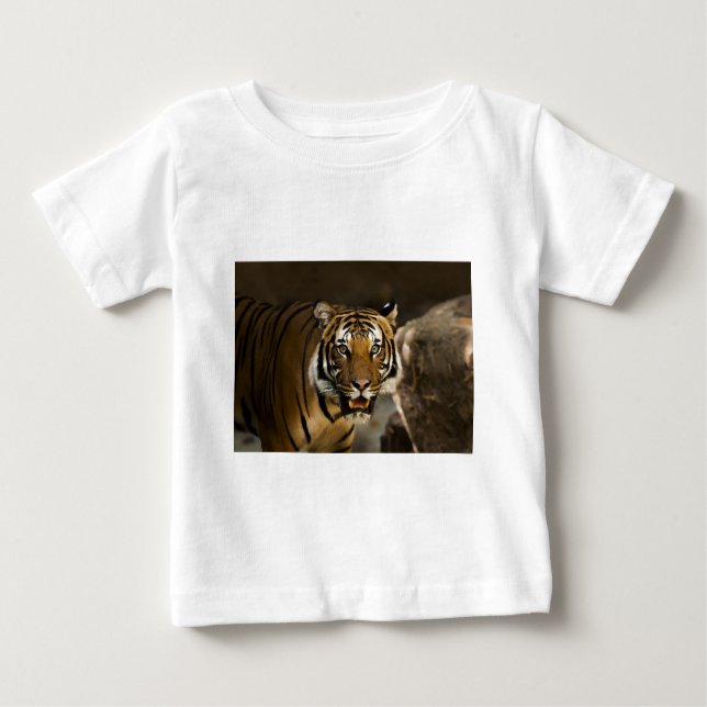 Sibirischer Tiger Baby T-shirt (Vorderseite)