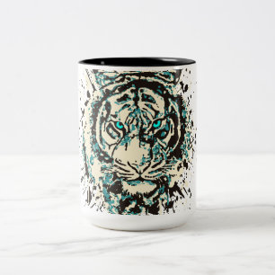 Sibirischer Tiger-Cup   Tiger-Tasse Zweifarbige Tasse
