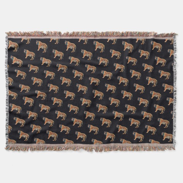 Sibirischer Tiger Decke (Vorderseite)