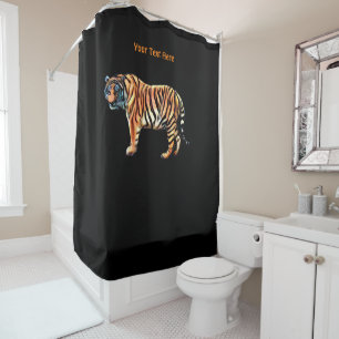 Sibirischer Tiger Duschvorhang