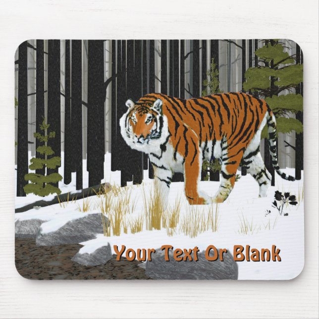 Sibirischer Tiger Mousepad (Vorne)