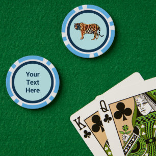 Sibirischer Tiger Pokerchips