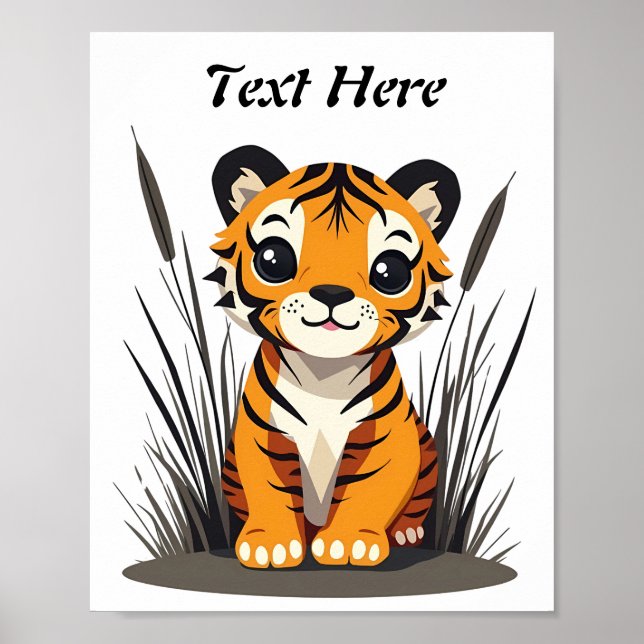 Sibirischer Tiger Poster (Vorne)