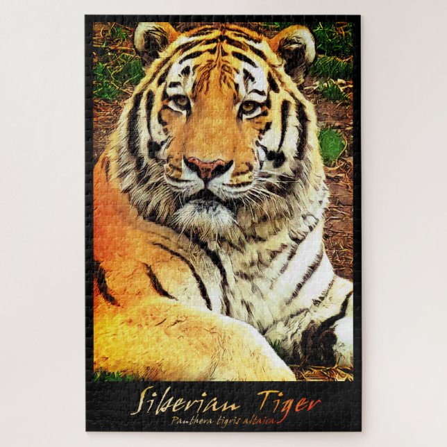 Sibirischer Tiger Puzzle (Vertikal)